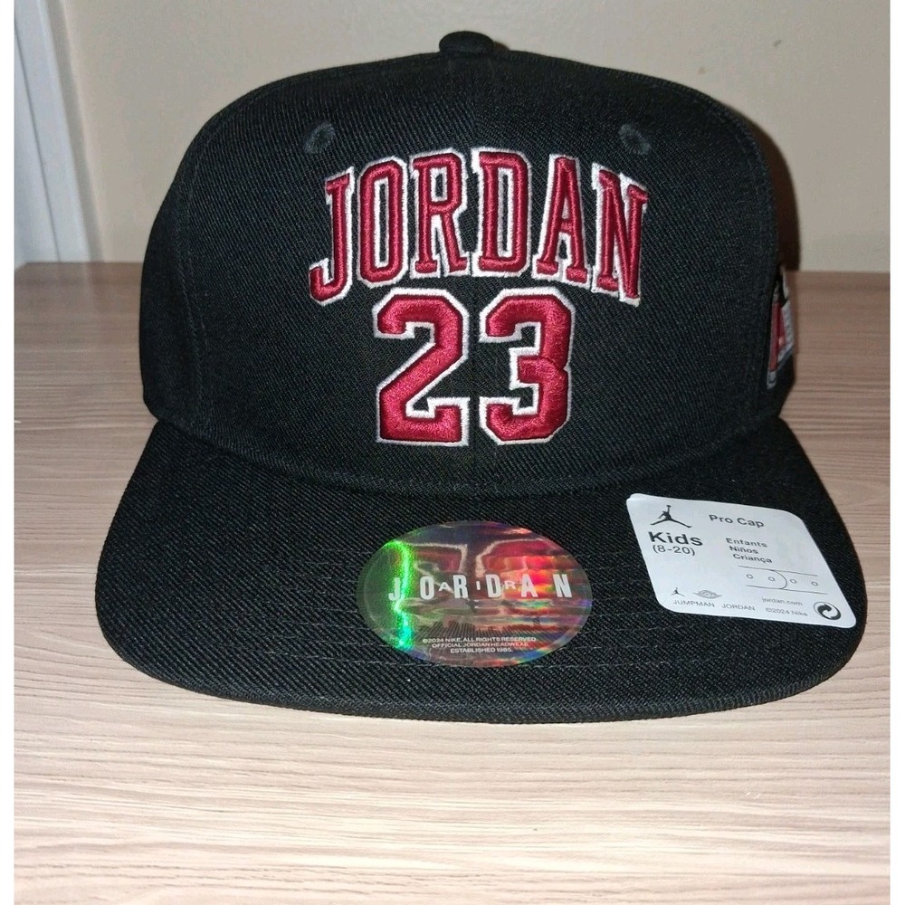 Jordan Kids' Jersey Flat Brim Adjustable Hat Size 8-20